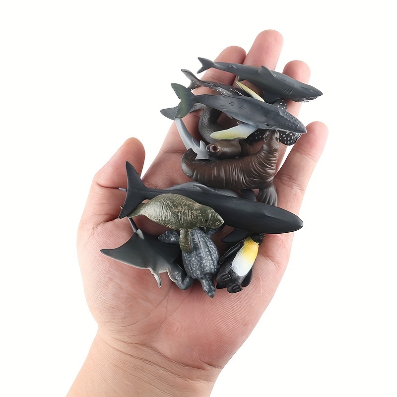 Diver Figurines Ocean Animal Toys Scale Models People Set - Temu