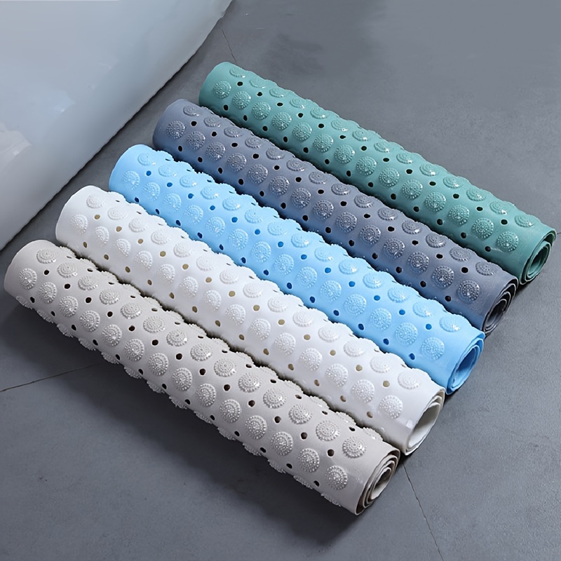 

1pcs Non-slip Bath Mat With Drainage Holes, Shower Stall Mat, Bathroom Mat With Suction Cup, Suitable For Home, Hotel, Shower, Bathtub And Bathroom