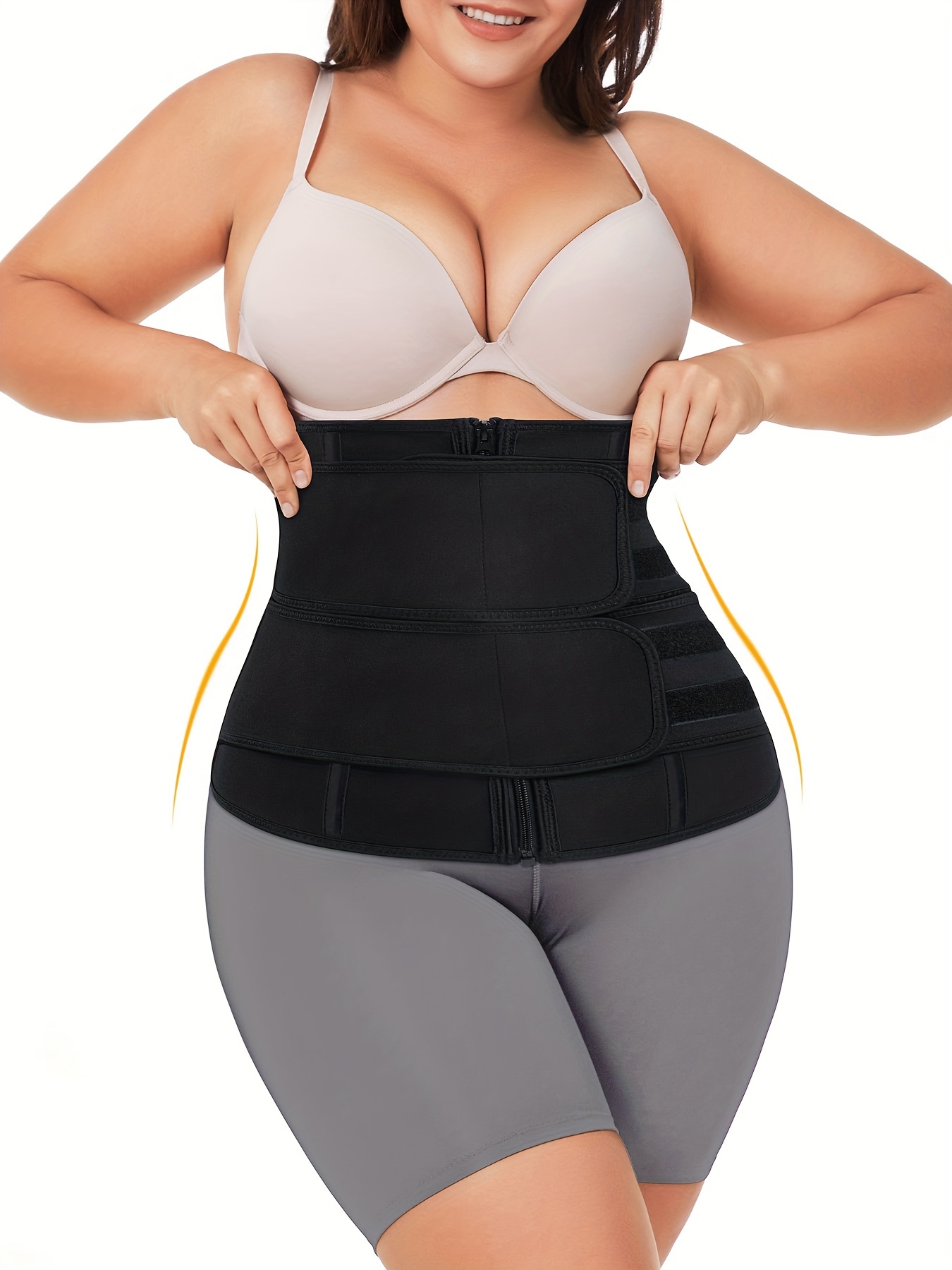 Body Shaper for Women Under Dress Breathable Waist Tummy Girdle Belt Sport  Body Shaper Trainer Control Corset Sweat Vest for Women Plus Size 4xl