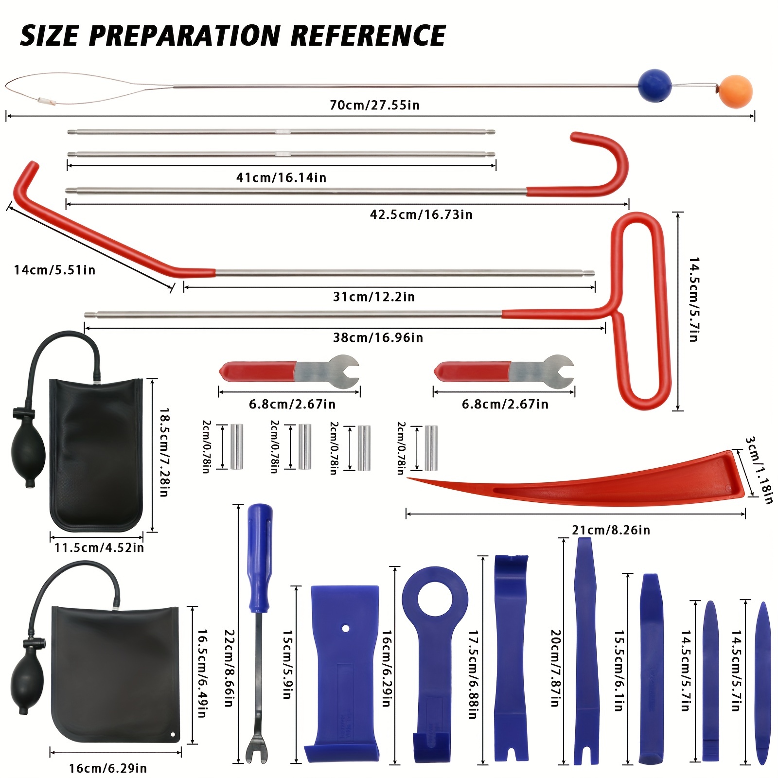 Professional Emergency Car Tool Set Long Reach Hook Tool - Temu