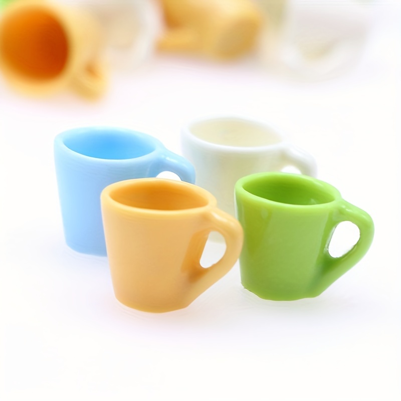 5pcs Cute Mini 1:12 Scale Model Dollhouse Miniature Coffee Cup