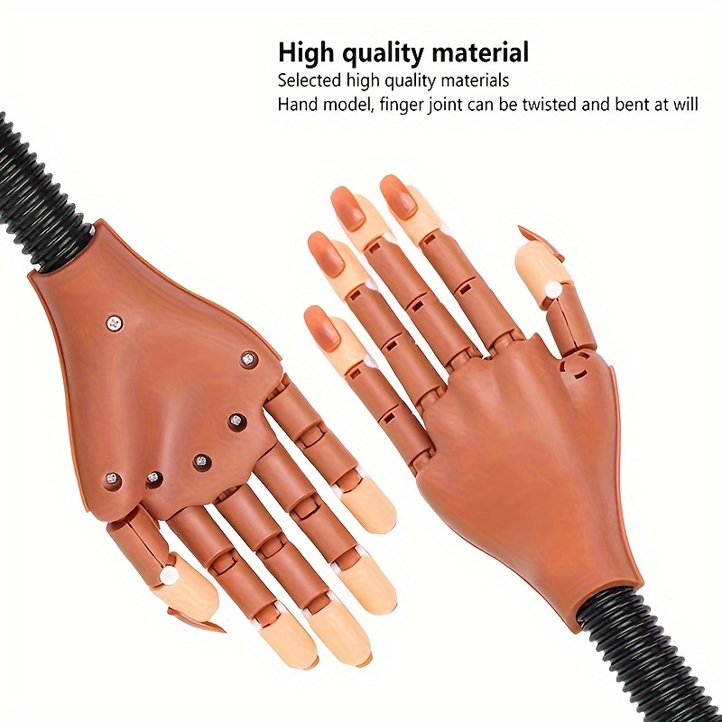 Practice Hand For Acrylic Nails Practice Hand Mannequin Hands For Nails  Practice Nail Art Hand Nail Training Hand Fake Hand For Beginners