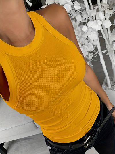 womens stylish sleeveless sports tank top perfect for fitness casual wear