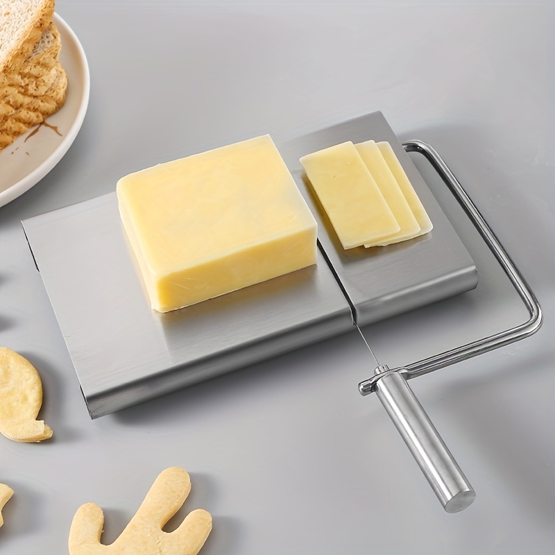 Cortador de queso de alambre ajustable 2 en 1, rallador de queso para queso  parmesano, mozzarella y queso cheddar, rallador duradero de limón