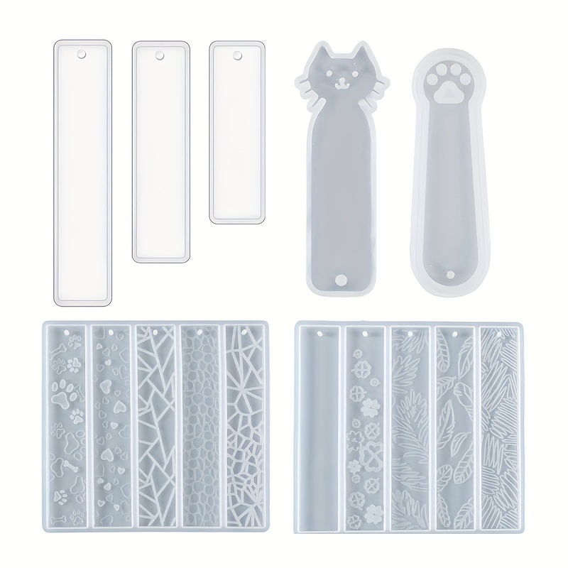 LET'S RESIN Bookmark Resin Molds Silicone 1.5'' Wide, Blank and  Cat Moon Pattern Silicone Bookmark Molds Kit with 20pcs Tassels, Rectangle Bookmark  Molds for Epoxy Resin Casting Crafts : Arts, Crafts