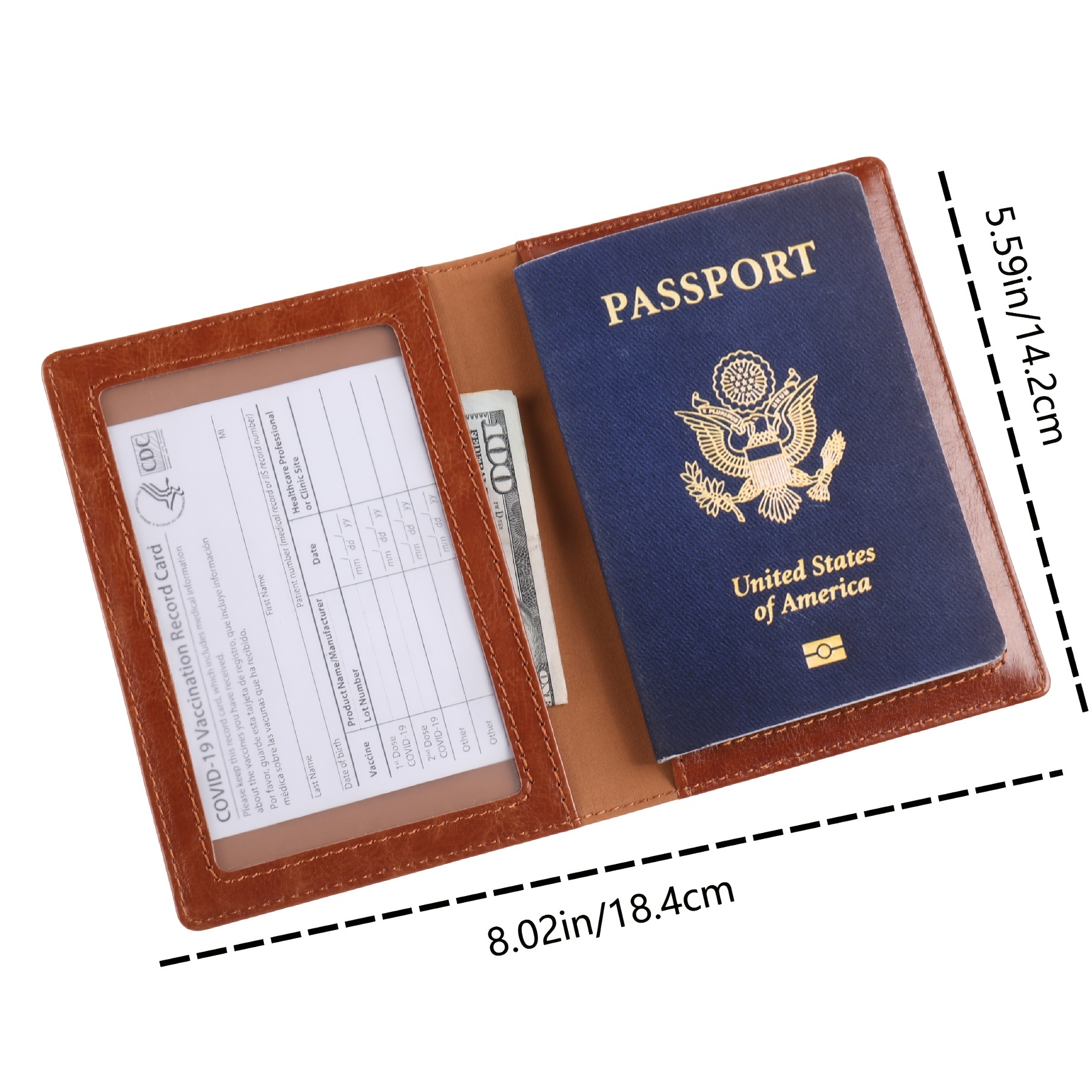 Passport Holder Card Slots,cute Passport Cover Waterproof Rfid Blocking  Travel Wallet - Temu Germany