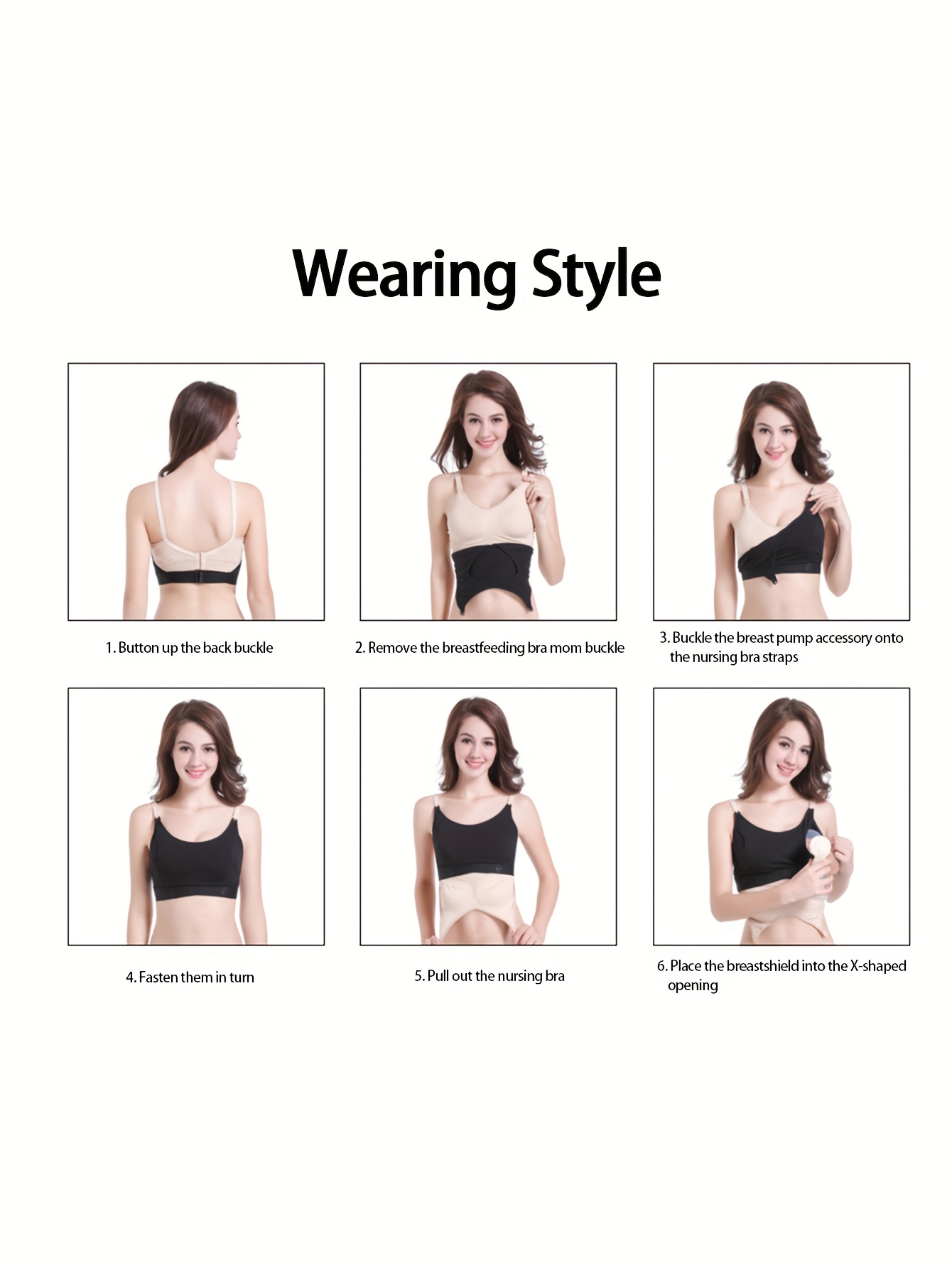  Hands Free Pumping Bra Women Supportive Pumping And