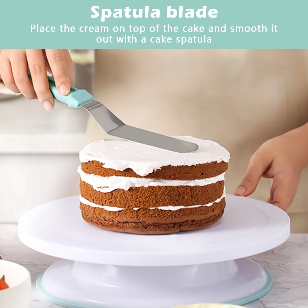 Cake Spatula Cake Decorating Scraper Fondant Cream Edge Trimming Stainless  Steel Spatula, 3pcs 