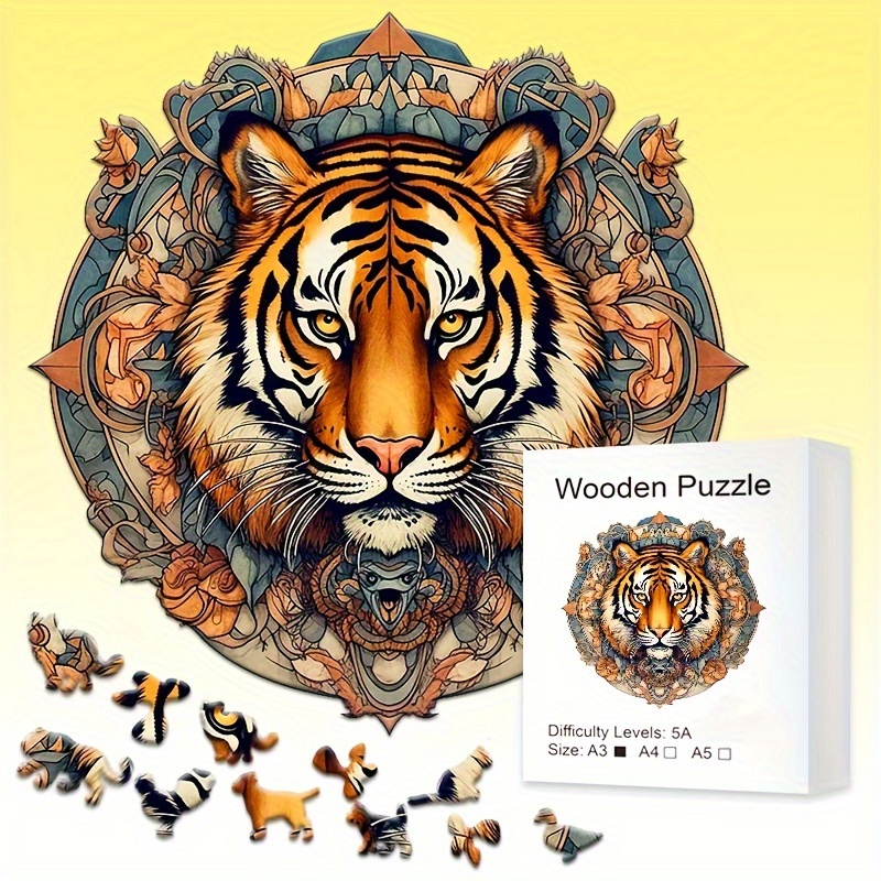 Puzzle 150 Pièces Famille de tigres
