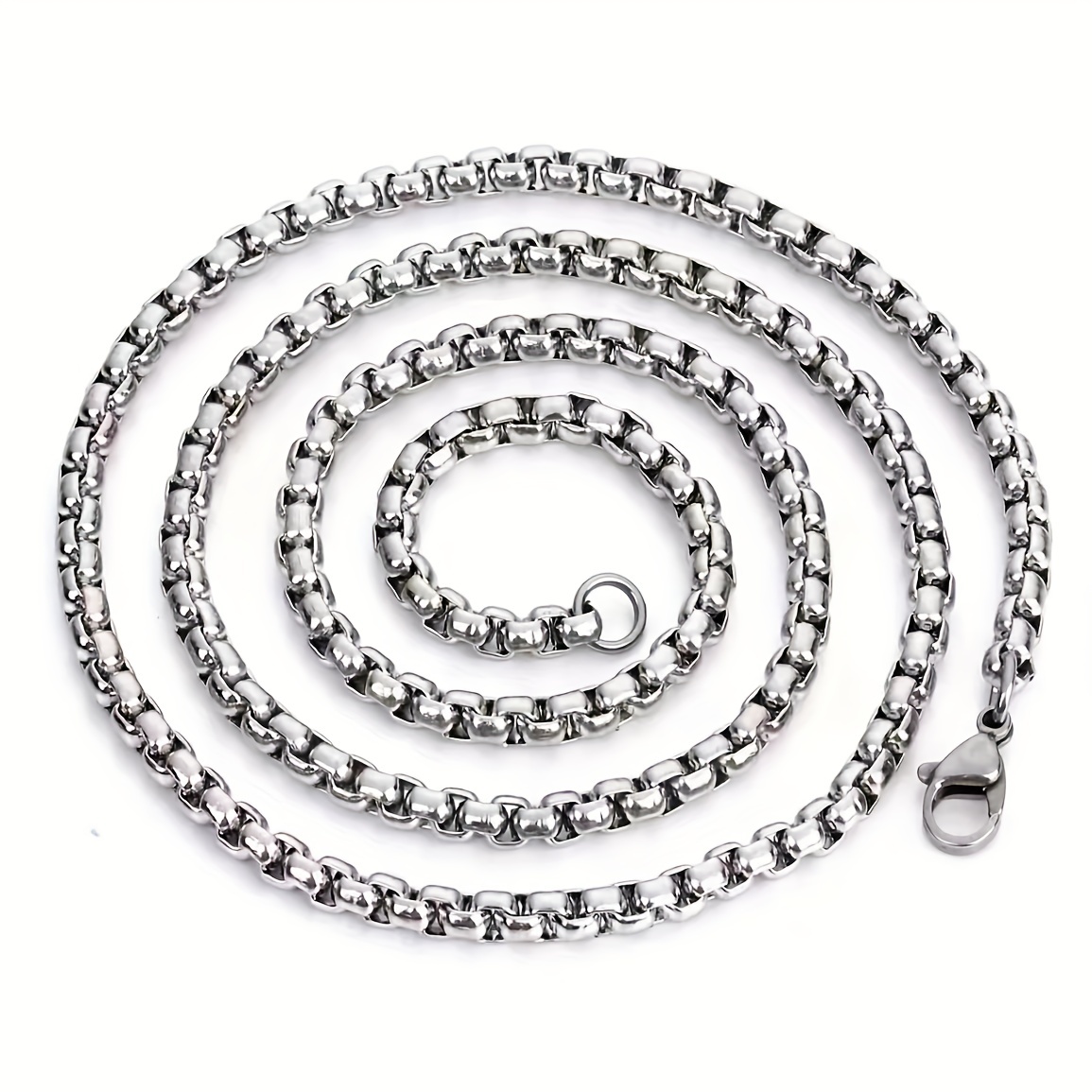 Men's Minimalist Stainless Steel Chain Necklace Accessories