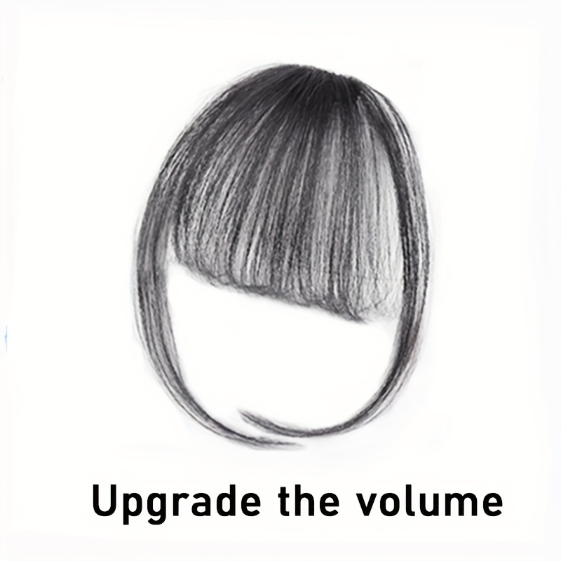 Summer Bangs Wig Light Natural Hair Forehead Trimming Rehaired Bangs Wig