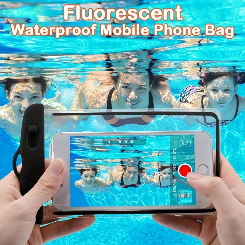 Housse Pochette Waterproof Eau Mer Plage Piscine Téléphone Tactile Etanche  5,5