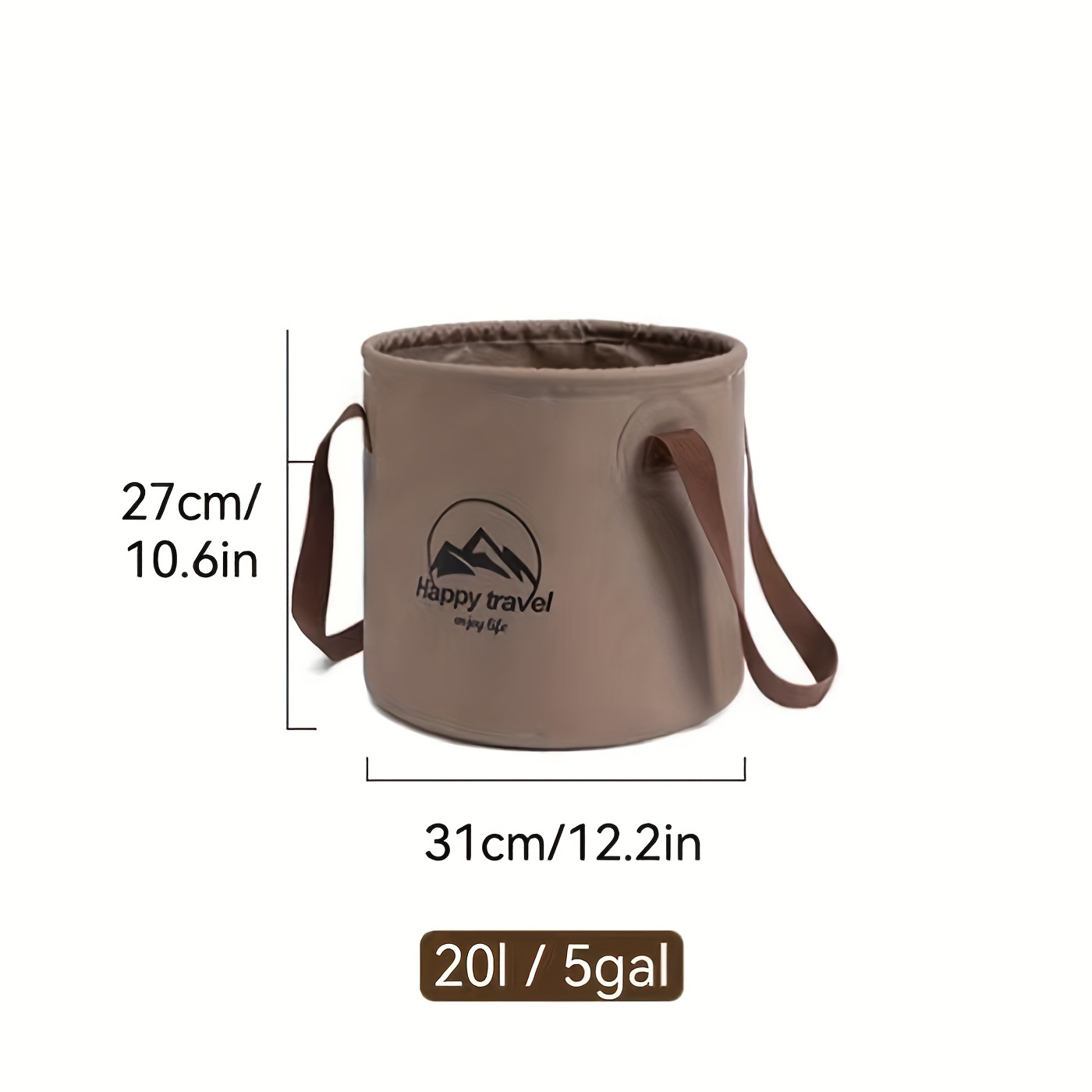 Collapsible Bucket 5 Gallon Multifunctional Portable Folding