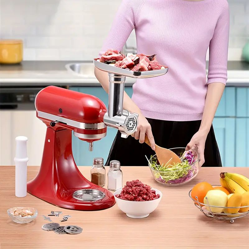 Meat Grinder Attachment For All Kitchenaid Stand Mixer Meat - Temu