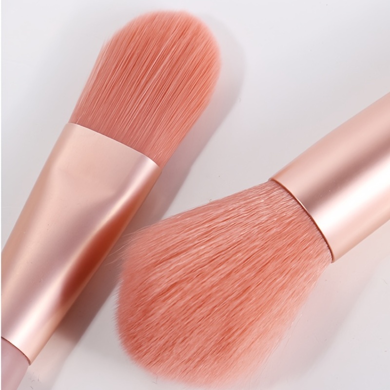 8pcs Travel Makeup Brushes Soft Synthetic Bristles Beauty Tool