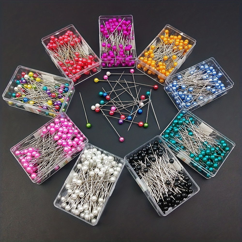 Corsage Pins | 100Pcs Stitching Needles | Straight Head Pins Flower Pins  for Crafts Wedding Sewing DIY Flower Decoration
