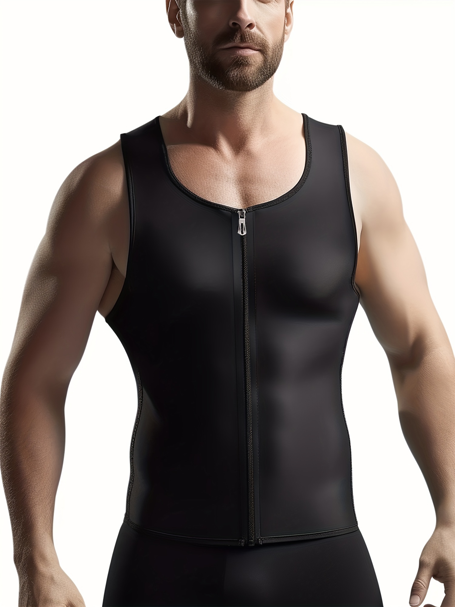 Sauna Suit Push Sports Bra Push Vest Support Belt Breasted - Temu