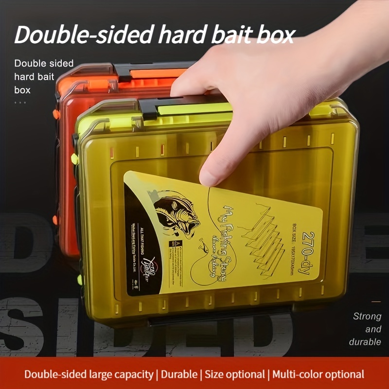 Fishing Lure Case 2pcs Box Lure Box Fishing Lures Portable Container  Polypropylene Tackle Organizer