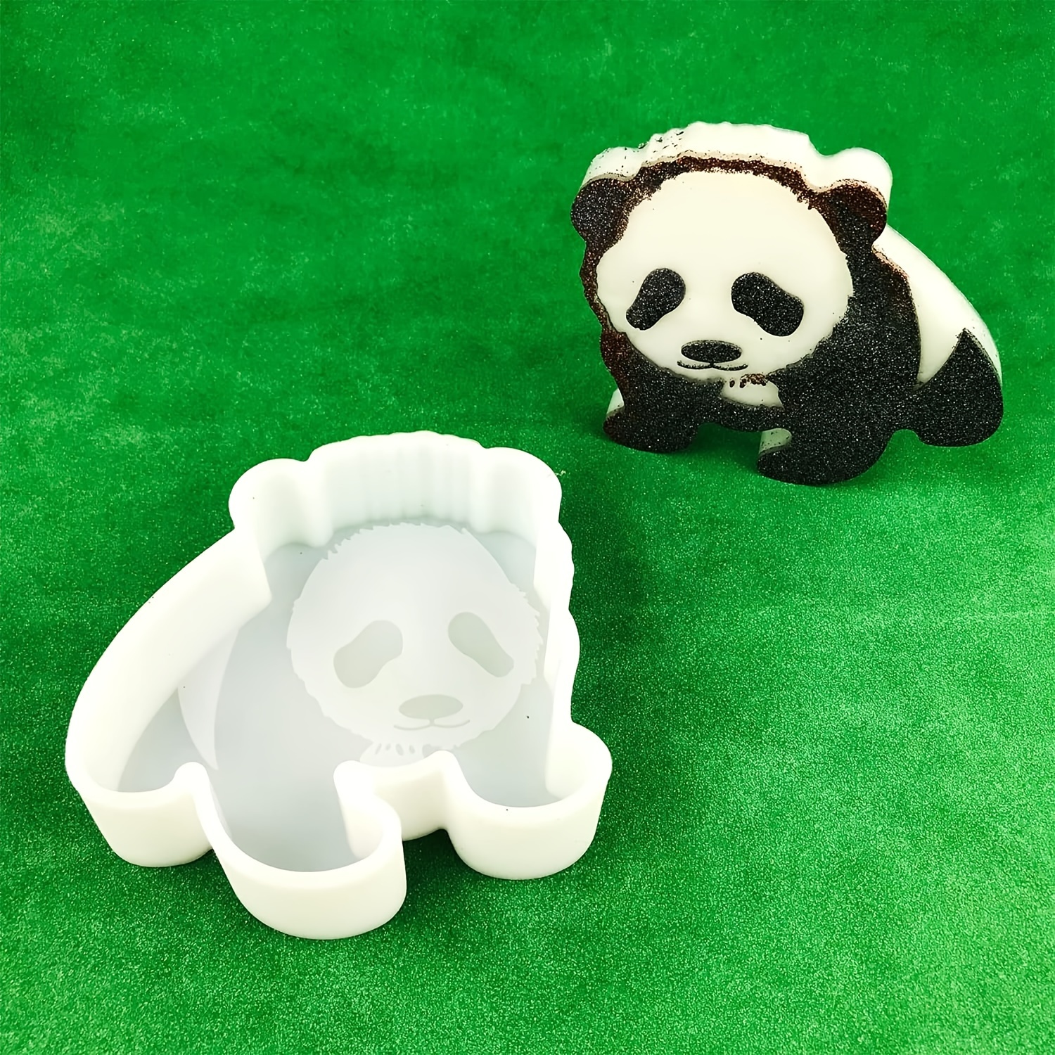 Cute Panda Car Freshie Molds Full Silicone Car Freshie Mold - Temu