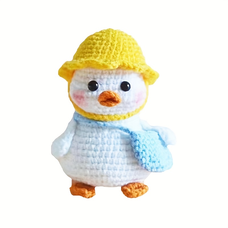 1 Set Of Combined Crochet Material Pack Travel Duck Doll Including