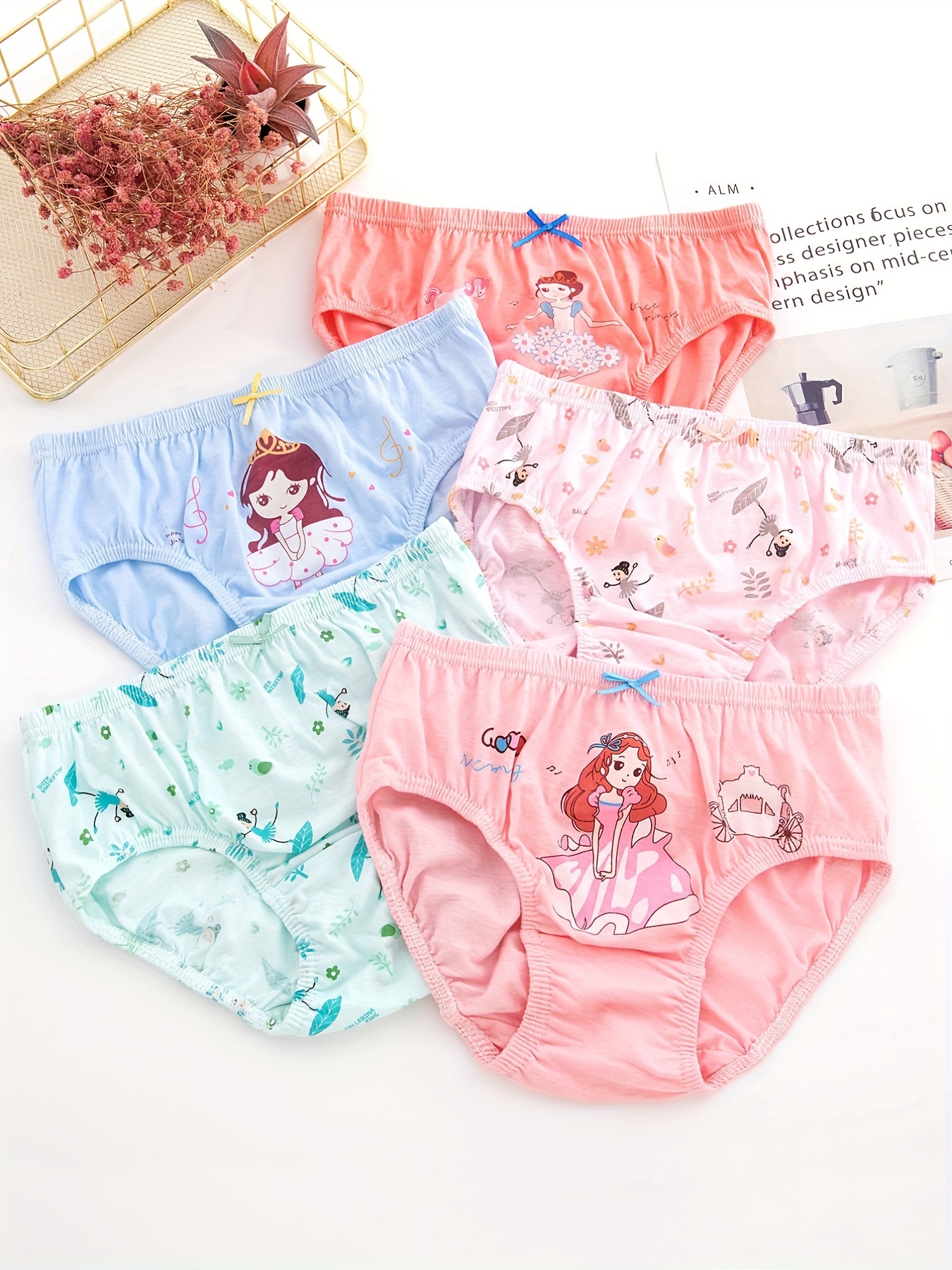 Children Series Comfy Cotton Baby Underwear Little Girls Assorted Briefs  Princess Panties (Pack of 4) - China Baby Clothes and Baby Products price