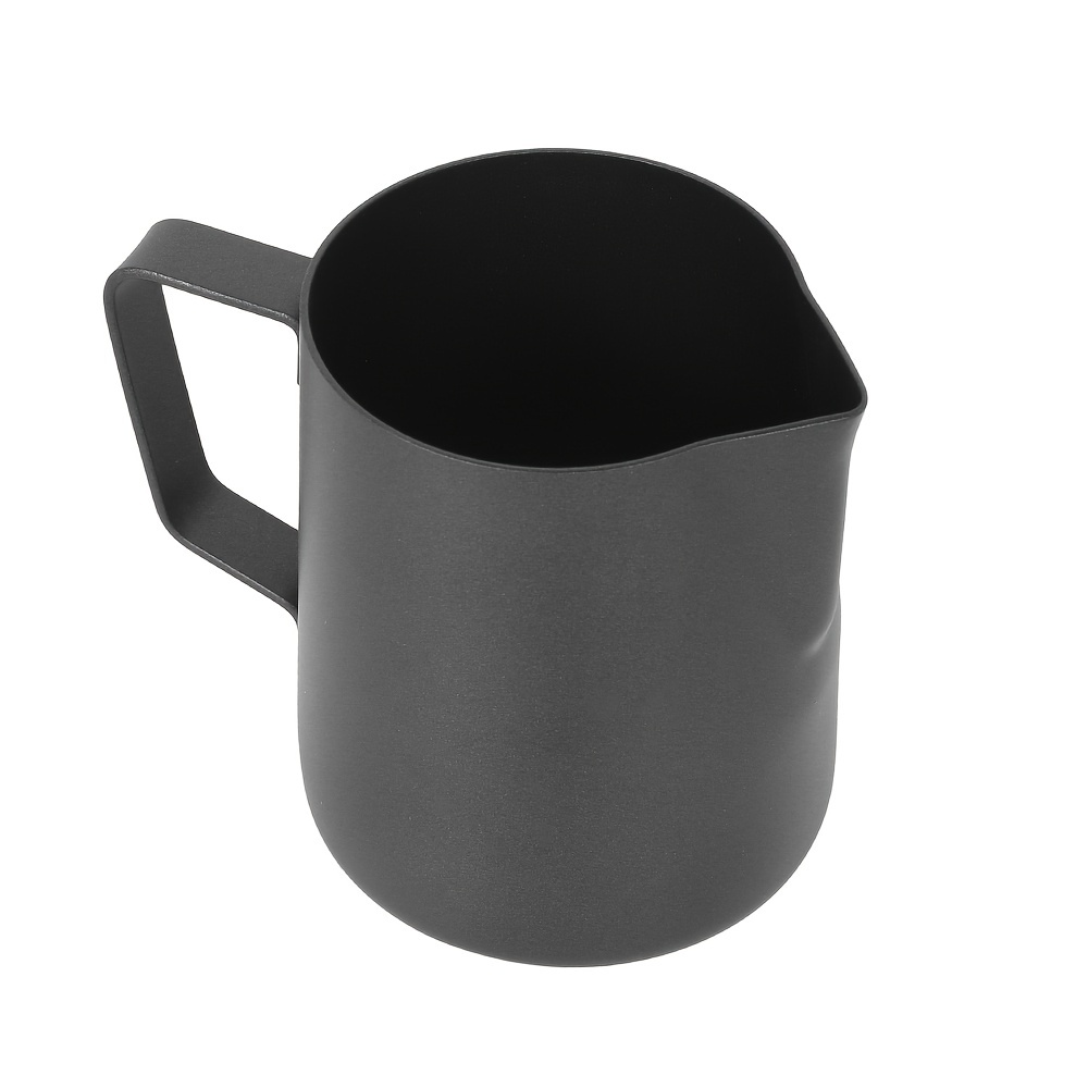 Barista Black Non-Stick Coffee Milk Frothing Jug/Pitcher 350ml