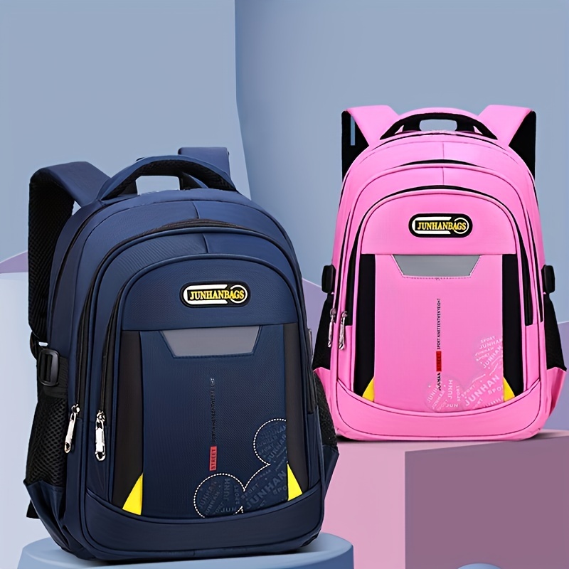 1pc casual large capacity school bag load reduction spine protection backpack ideal choice for gifts