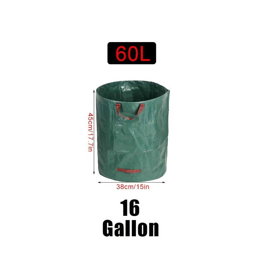16/32/72 Gallons Garden Bags Reuseable Heavy Duty Lawn Garden Leaf