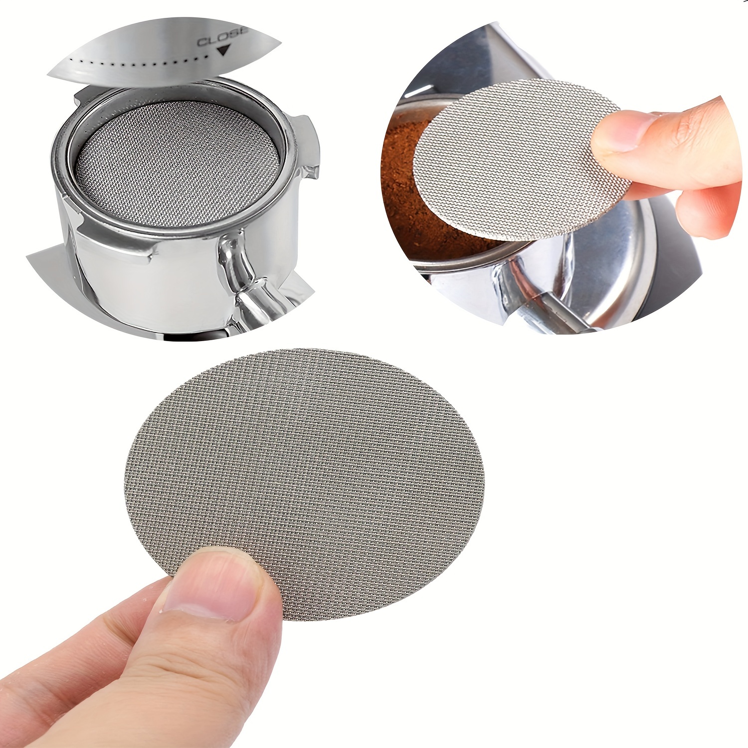  Cesta de filtro de café de acero inoxidable, taza de 2.008 in  de una sola capa no presurizada filtro filtro cesta filtro apto para  DeLonghi : Hogar y Cocina