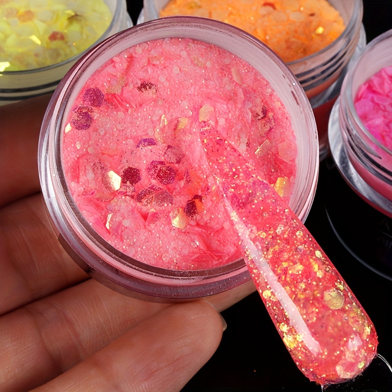 15g Nail Art Acrylic Crystal Powder with Glitter