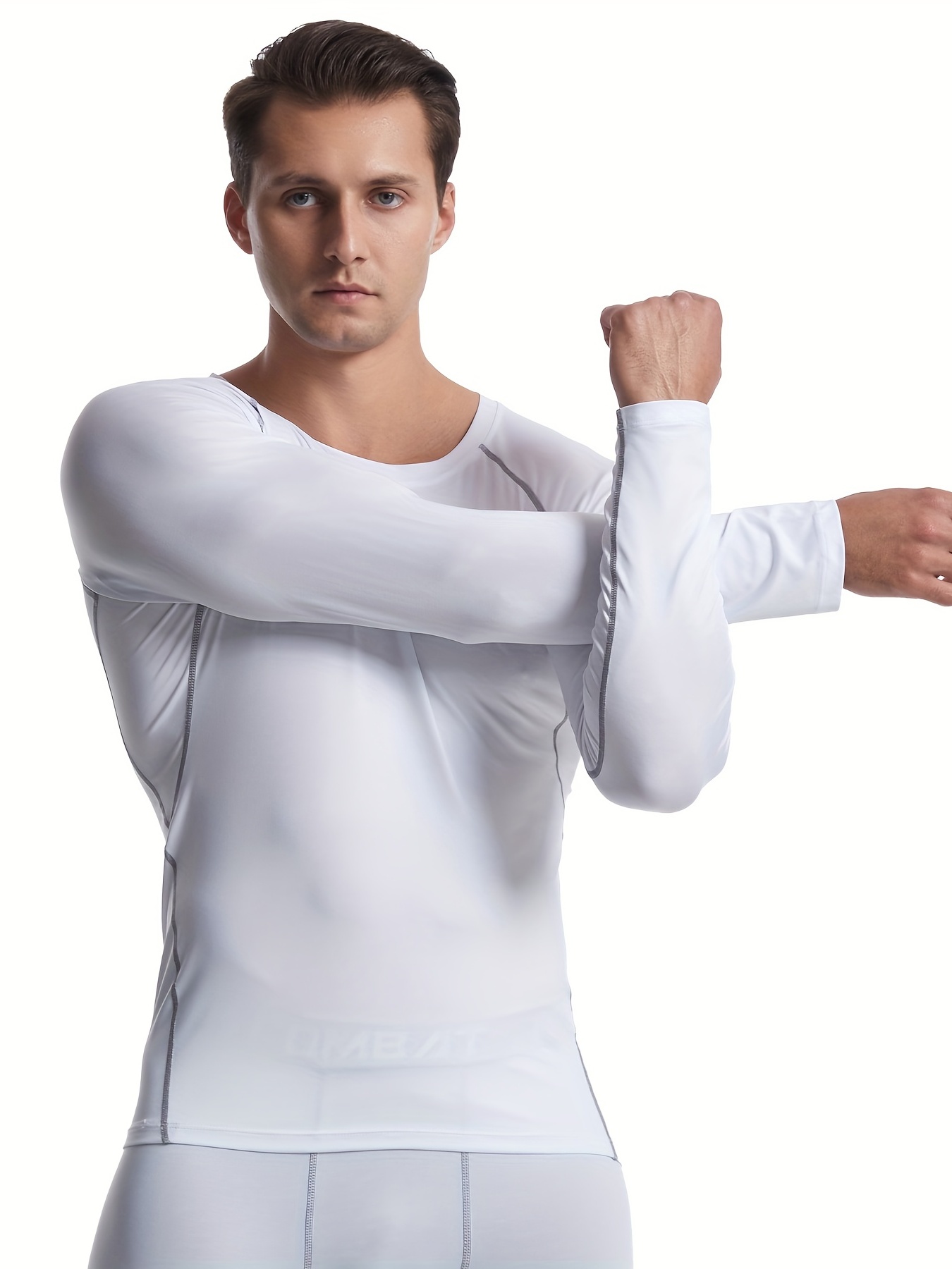 Men's Quick Dry Compression Top Active Stretch - Temu