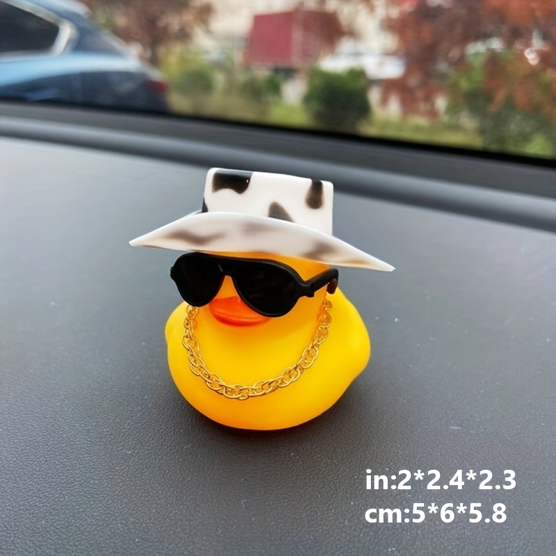 Rubber Duck Car Deco Yellow Ducky for Car Dashboard/Home Deco(7