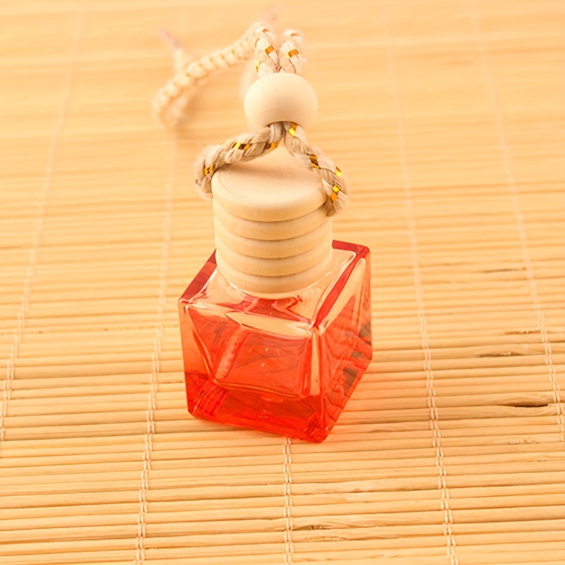 Car Hanging Color Glass Pendant Empty Bottle Perfume Air - Temu