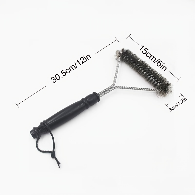 Steel Brush Cleaning Brush Long Handle Commercial Cleaning Tools Grill  Steel Brush Long Handle Grill Mesh Stainless Steel Brush Iron Brush - Temu