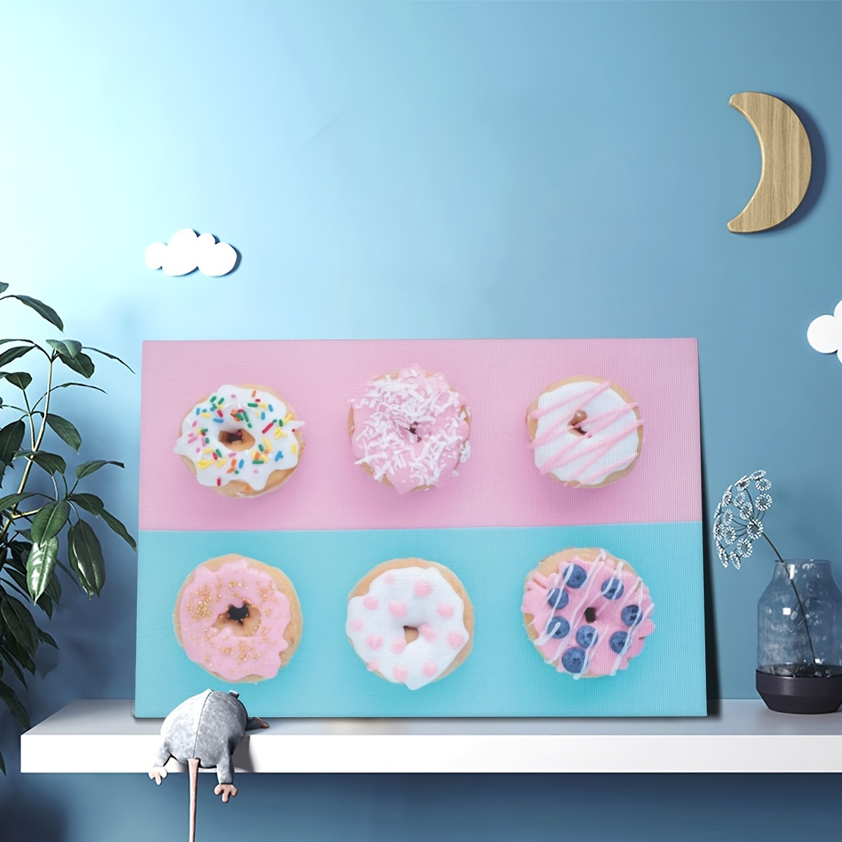 Sprinkle Donut Baby Shower Decorations for Girl - Sprinkled with Love  Backdrop, Pastel Macaroon Balloon Garland Kit with Donut Foil Balloons,  Twisting