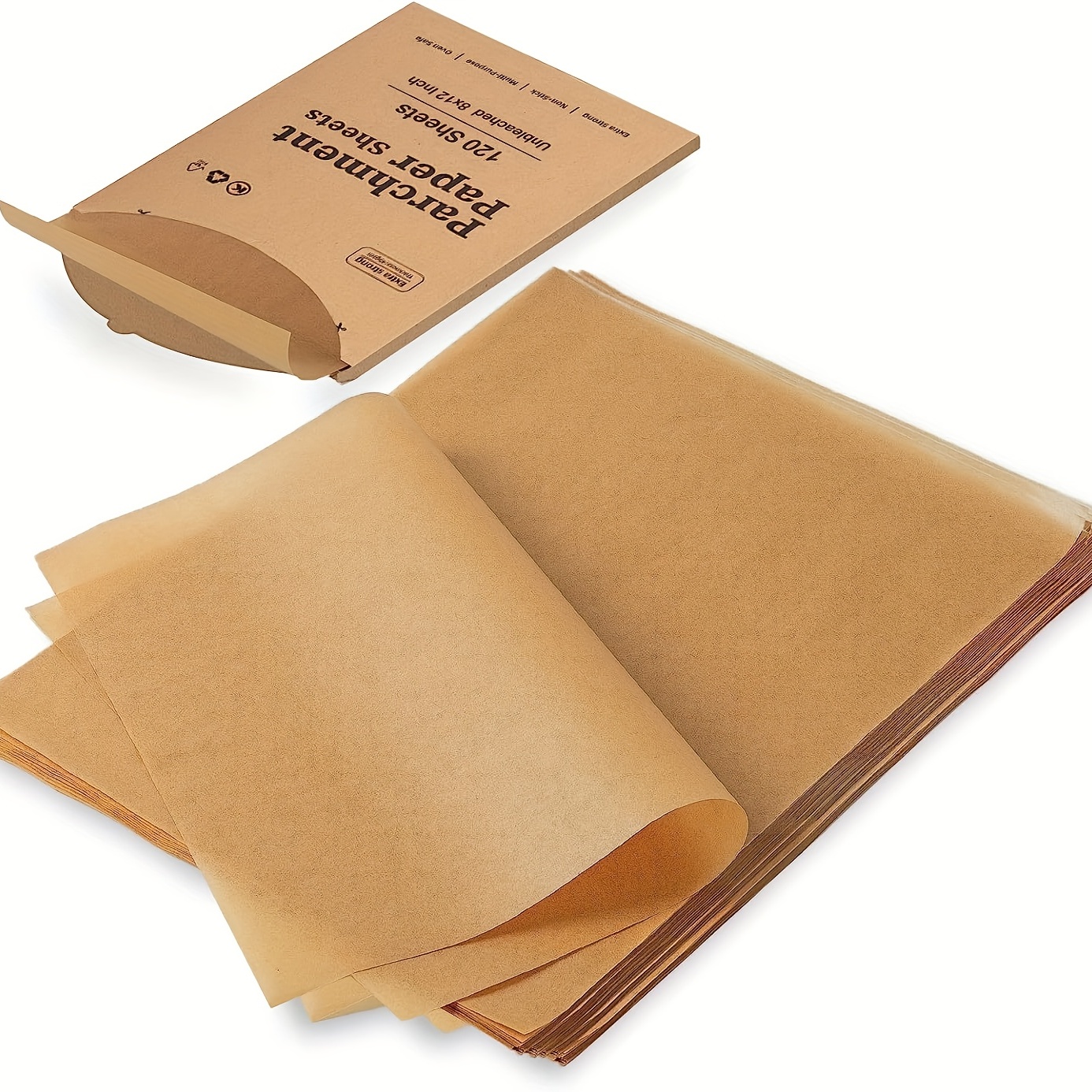 Parchment Paper Sheets, Heavy Duty Unbleached Baking Paper, Pre-cut  Parchment Paper For Baking, Air Fryer, Grilling, Steaming - Temu Austria