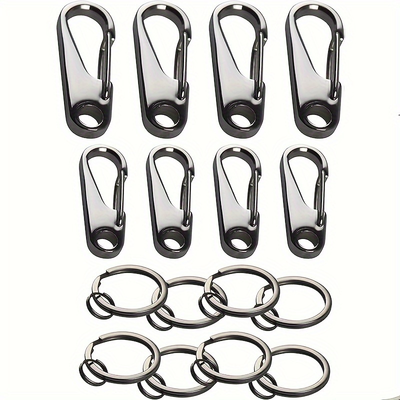 Mini SF Alloy Carabiner Clip Tiny Spring Snap Hook Carabiners for