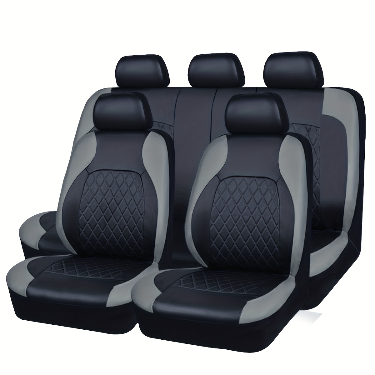 5 Sitze Vollabdeckung Nappa Leder Bequeme Autositzbezug 360 - Temu