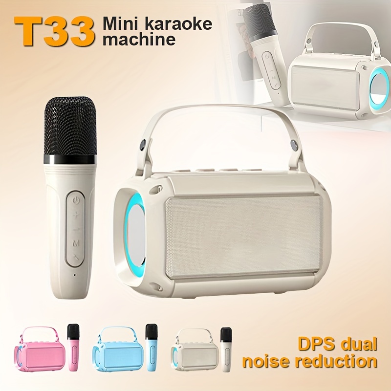 Haut-parleur Bluetooth karaoké avec microphone, changeur de voix, micro  sans fil pour enfants - Pirlove
