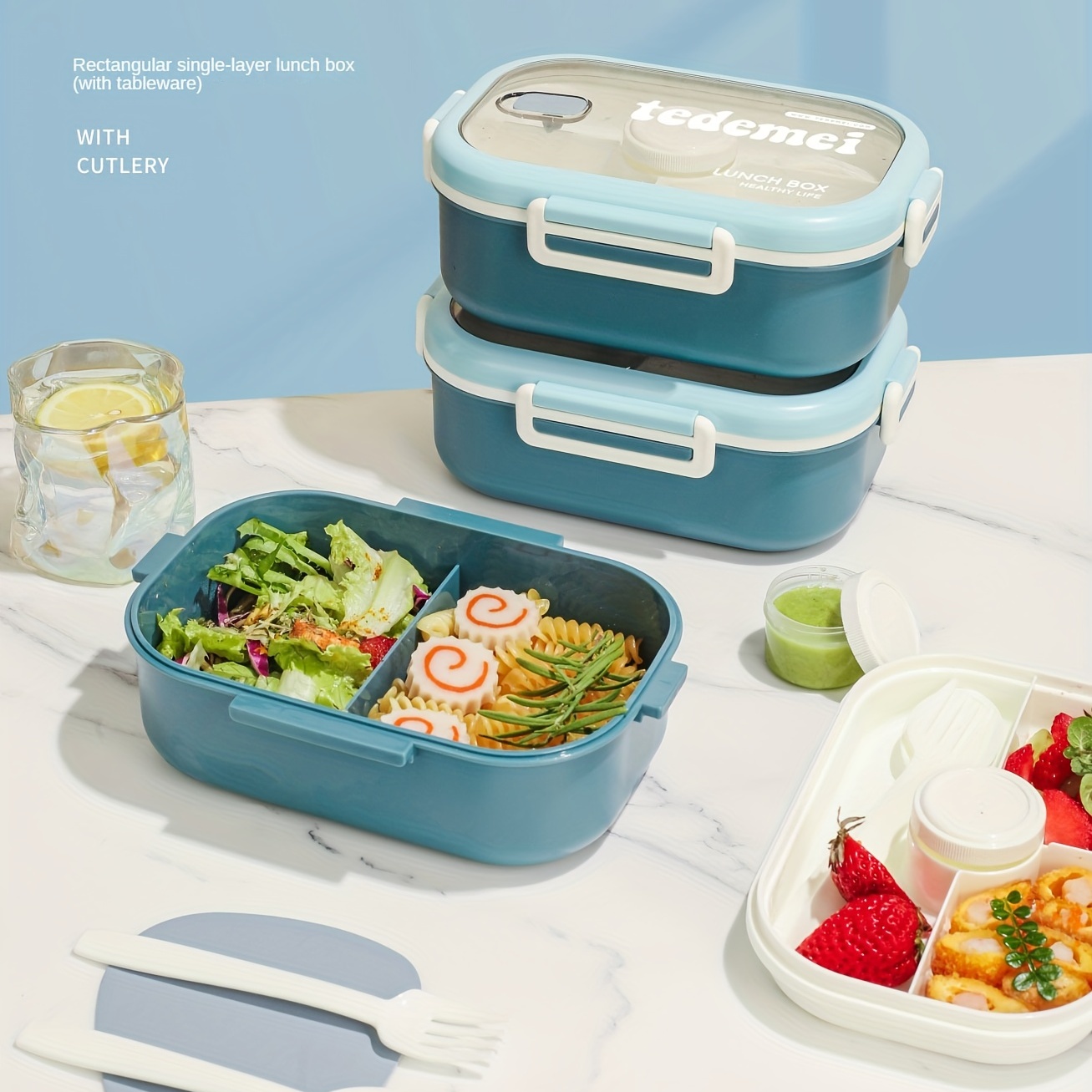 Lunch Box, Insulated Leakproof Lid, Plastic Silicone Container, Hot Food  Lunch Boxes, Leakproof Food Container, For Teenagers And Workers At School,  Canteen, Back School, For Camping And Picnic, Home Kitchen Supplies 