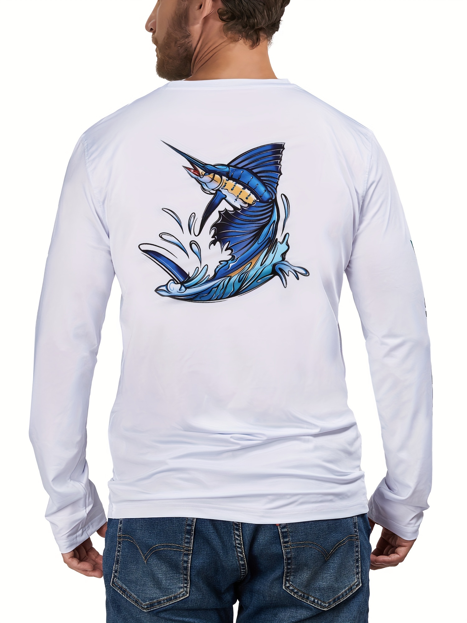 Marlin Lightweight Long Sleeve UPF 50+ Fishing T-Shirt