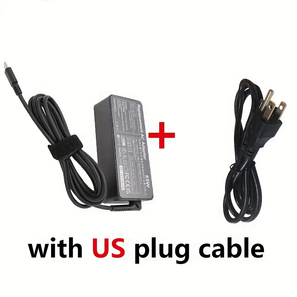 20V 3.25A 65W USB Type C ノートパソコンアダプター電源充電器