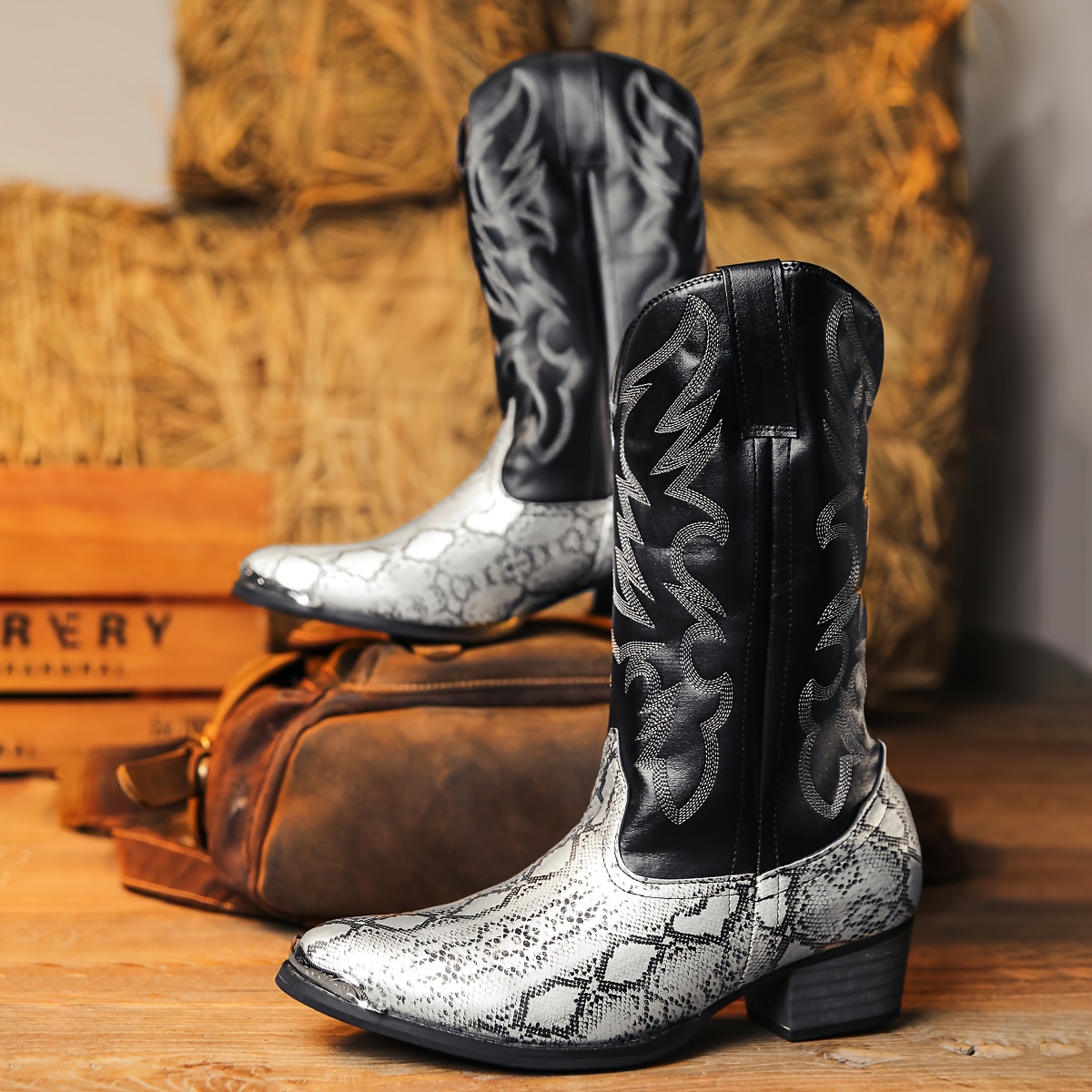 Non slip outlet western boots