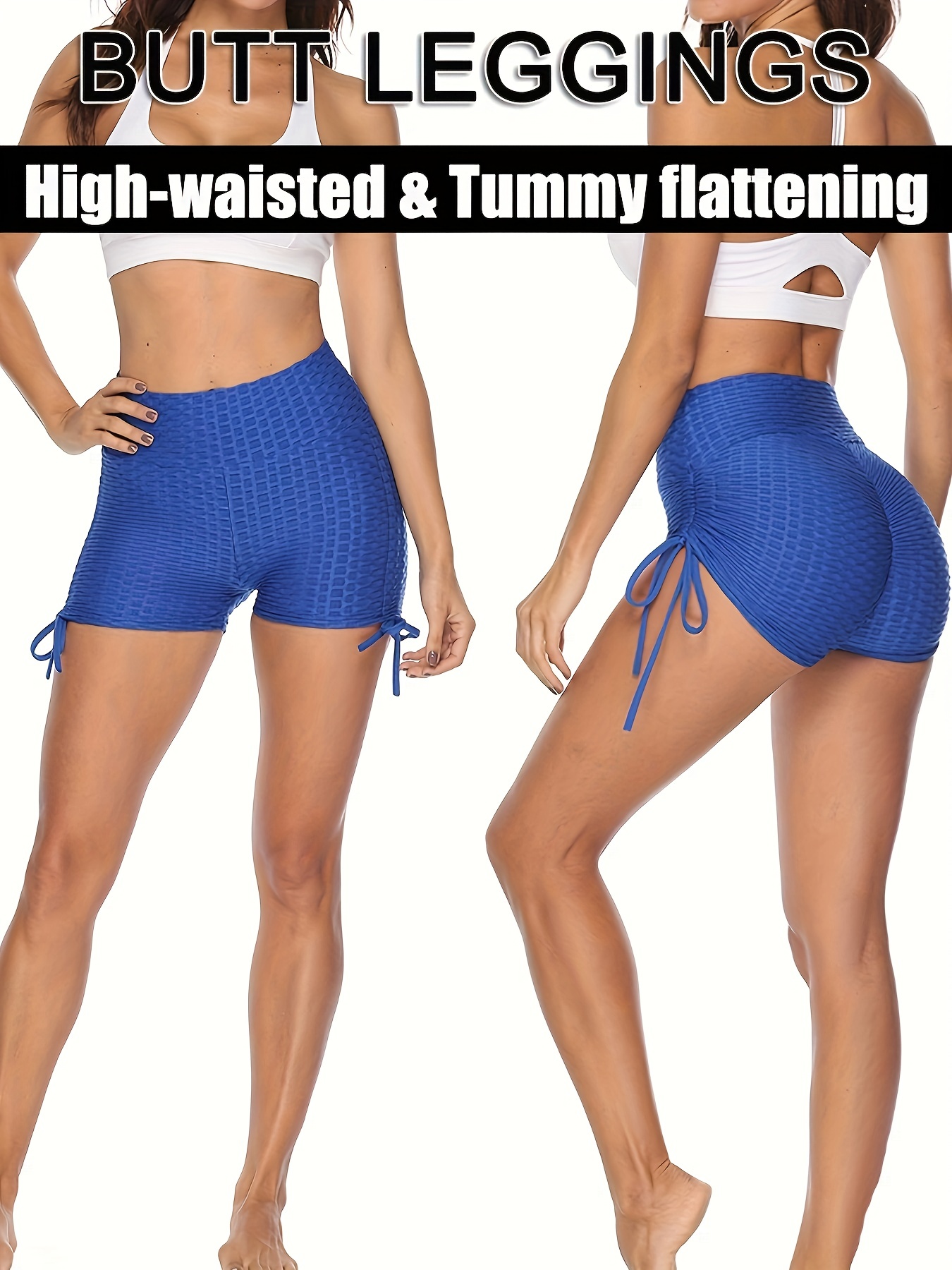 Women Yoga Shorts Ruched Booty High Waisted Gym Workout Shorts Butt Lifting  Hot Pants : : Clothing, Shoes & Accessories