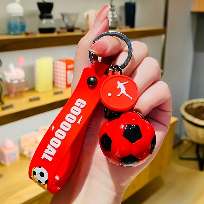 1 Stück Süßer Mini fußball charm schlüsselanhänger Kreativer
