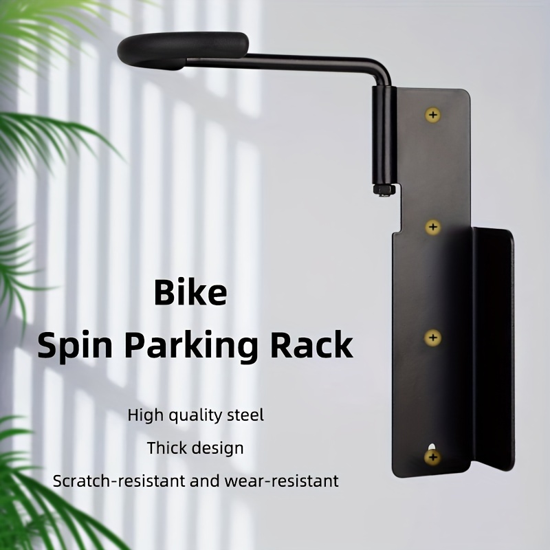 

360° Swing Bike Wall Mount - High Quality Bicycle Parking Rack For Garage - Vertical Hanger Hook For Easy Storage