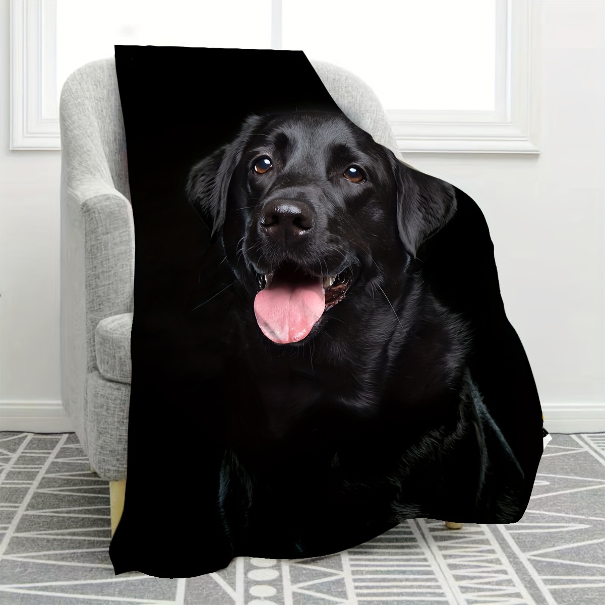 Black discount lab blanket