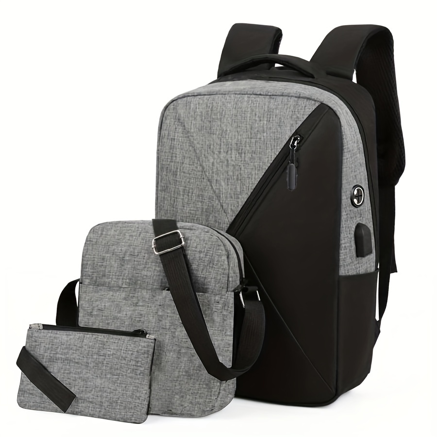 Men's Outdoor Sports Travel Backpack Set