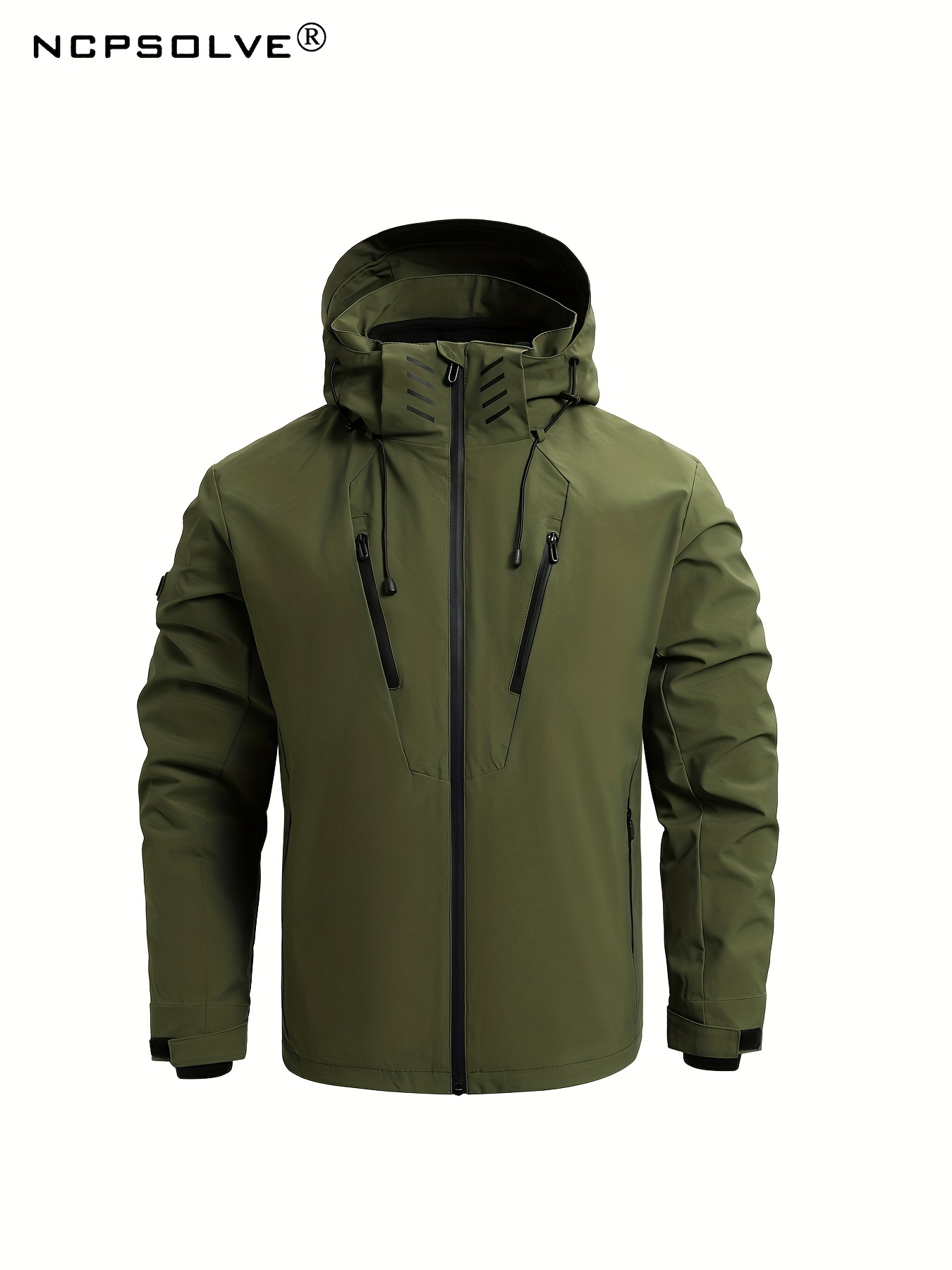 Waterproof Hooded Jacket For Men - Stylish And Functional Outdoor Coat -  Temu Italy