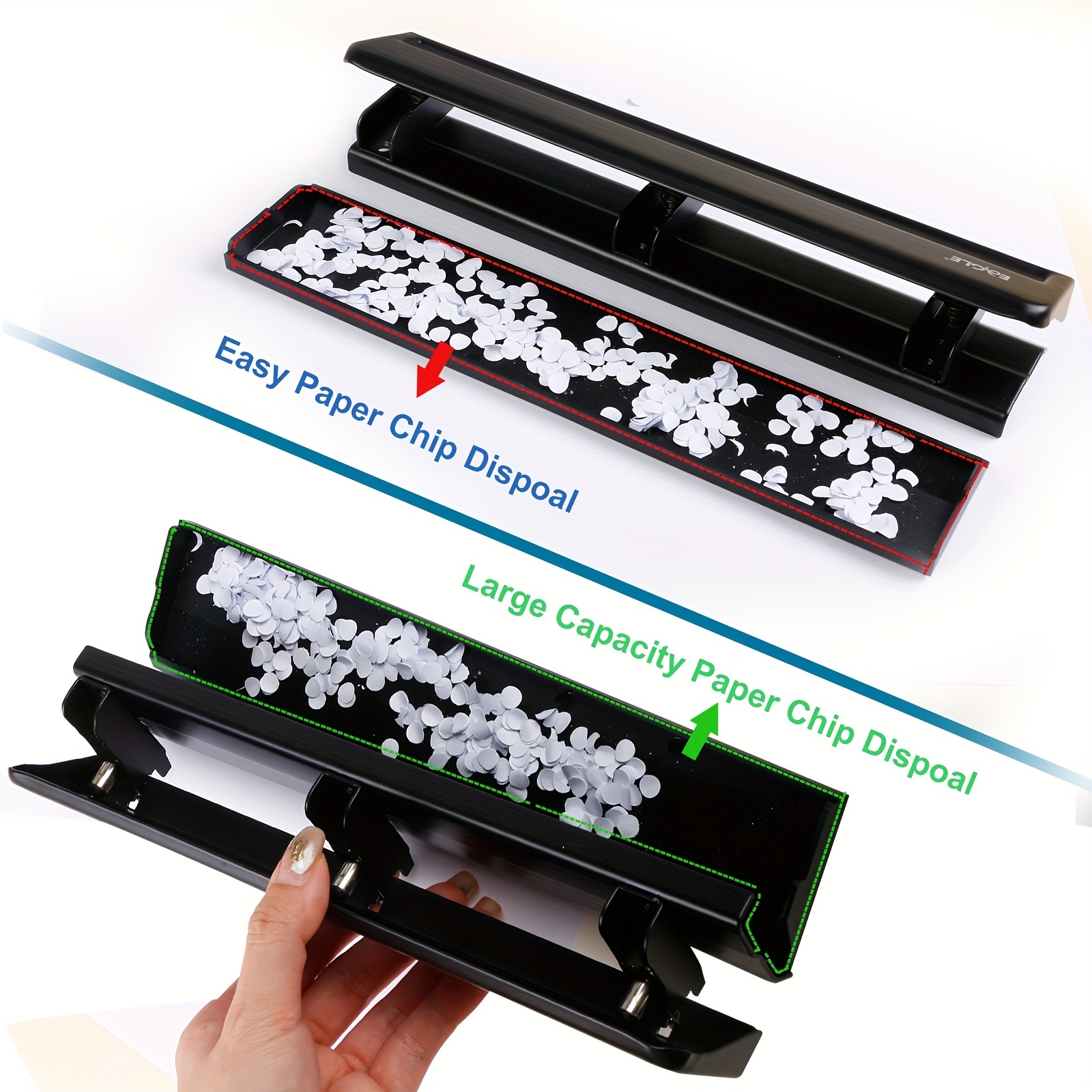 Eagle 3 Hole Punch Portable Ring Binder 3 Hole Punch Paper - Temu